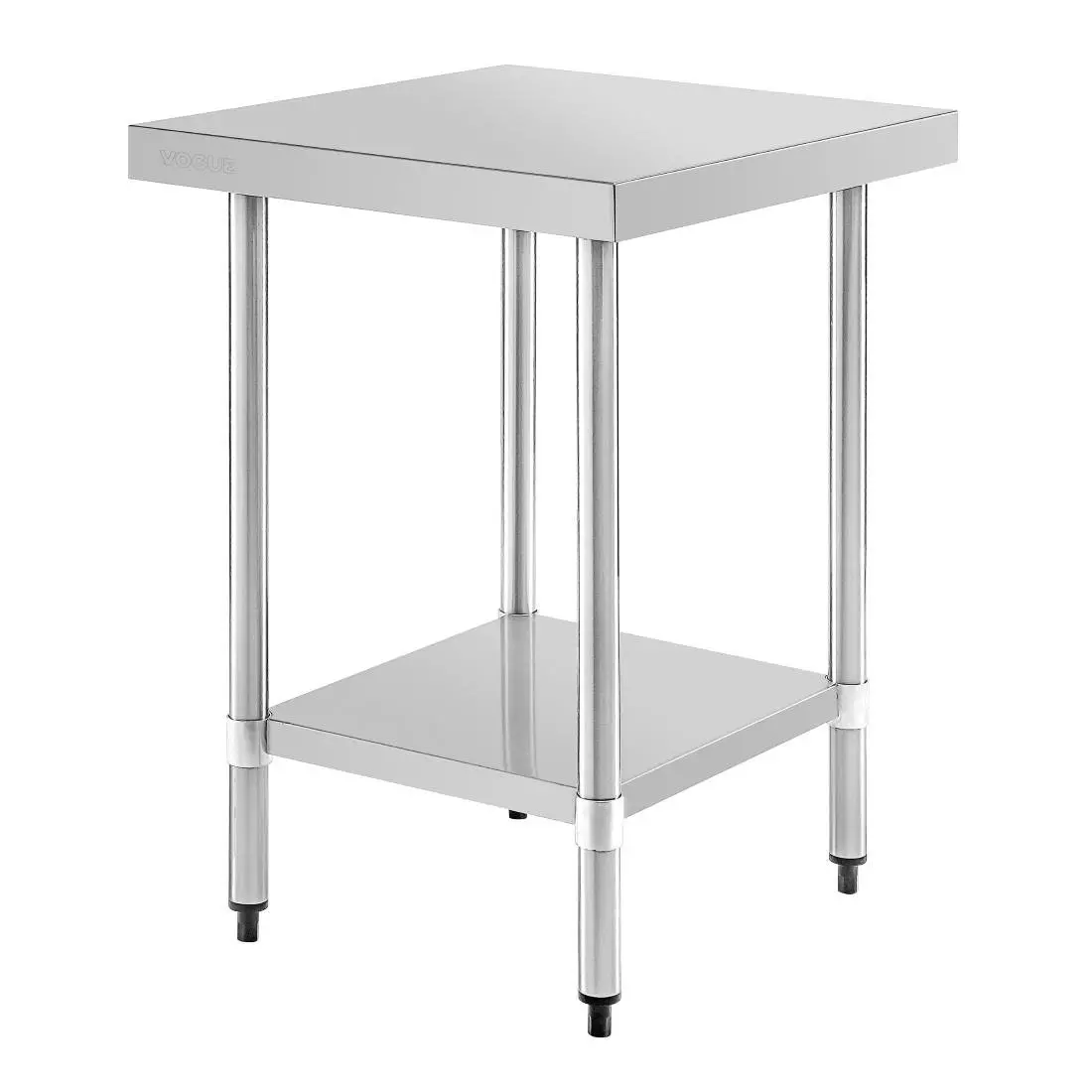 Een Vogue RVS werktafel zonder achteropstand 90x60x60cm koop je bij ShopXPress