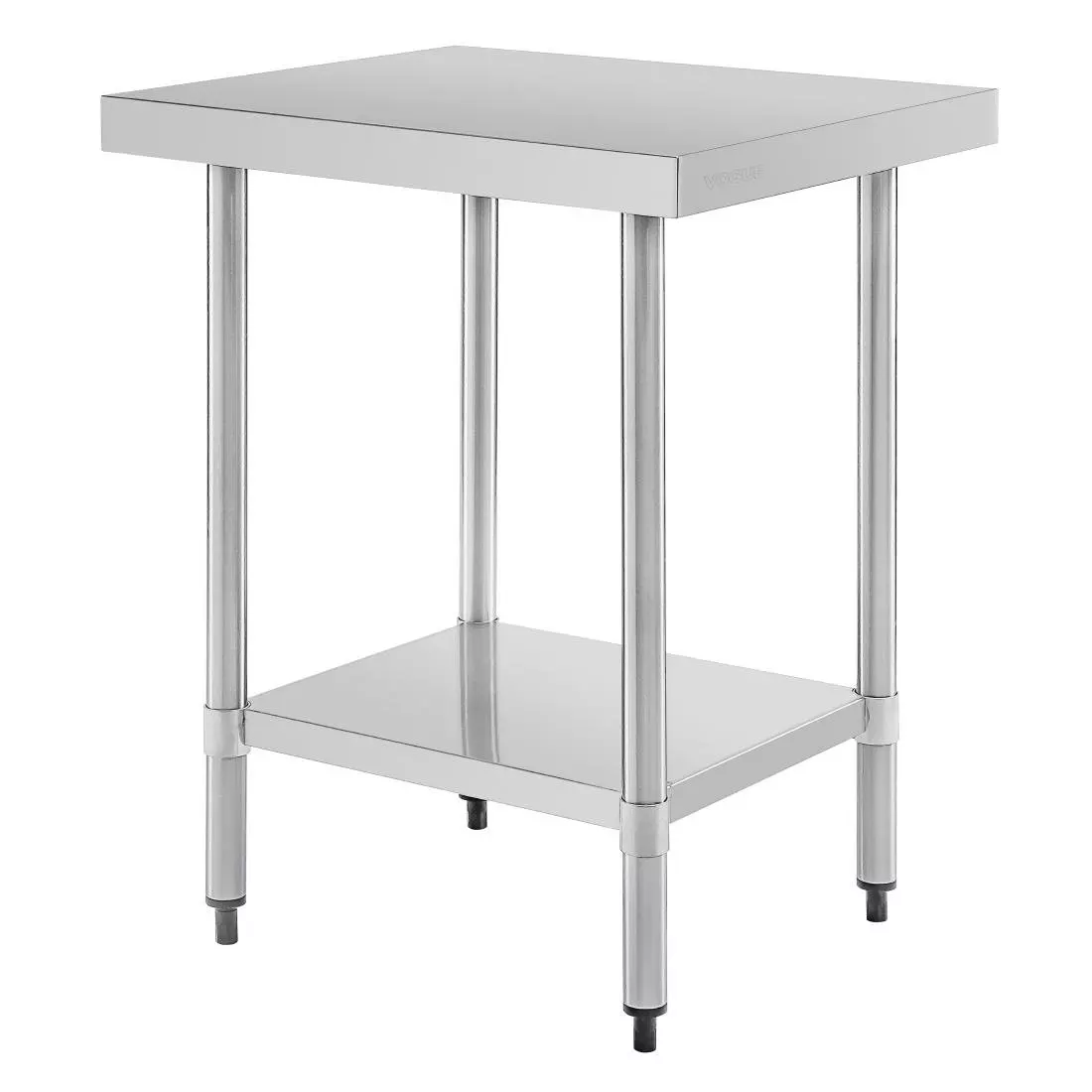 Een Vogue RVS werktafel zonder achteropstand 90x60x60cm koop je bij ShopXPress