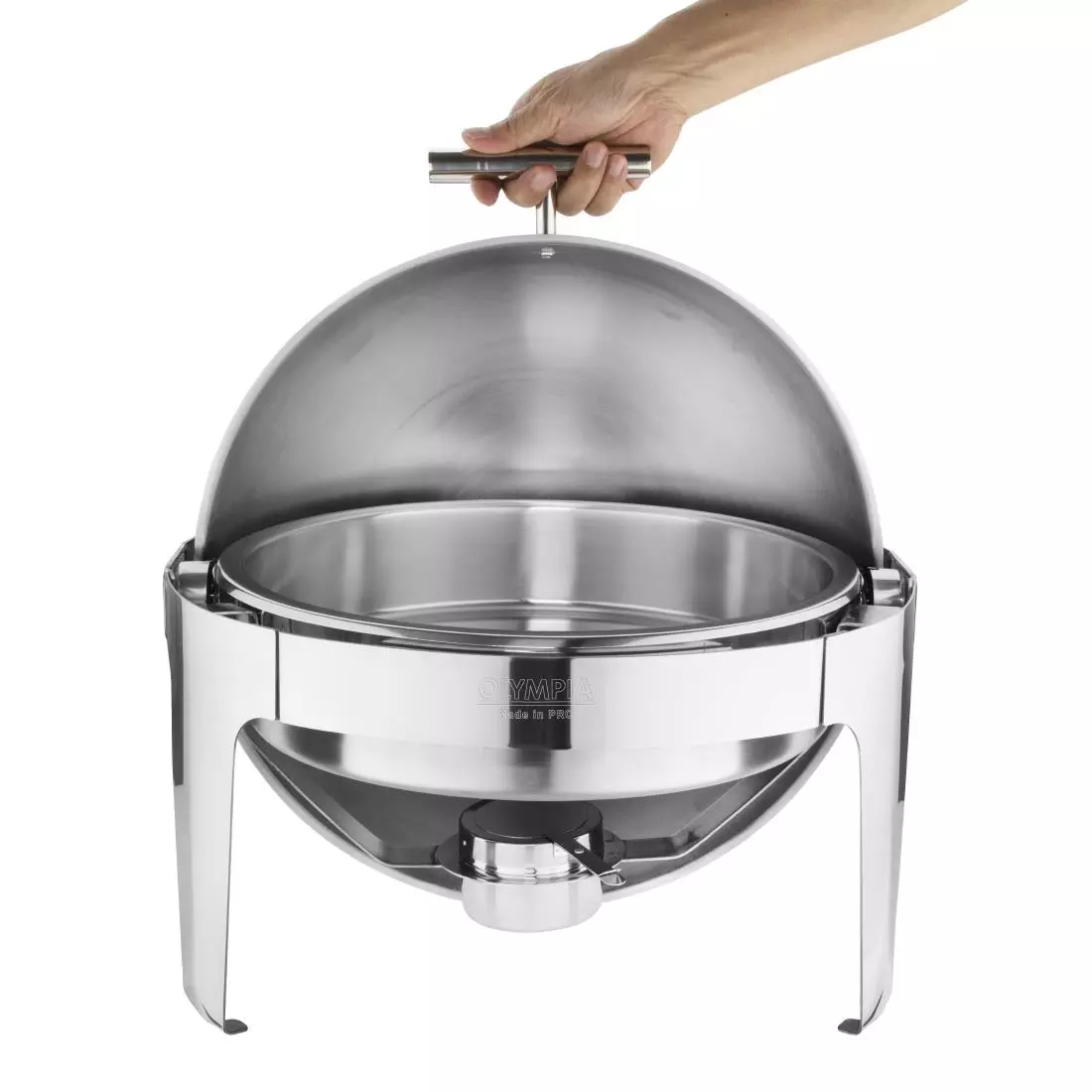 Een Olympia Paris ronde chafing dish rolltop koop je bij ShopXPress