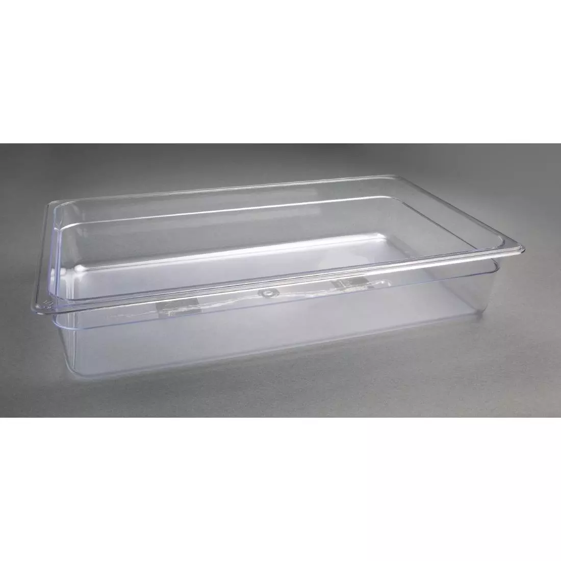 Een Vogue polycarbonaat bak transparant GN 1/1 100mm koop je bij ShopXPress