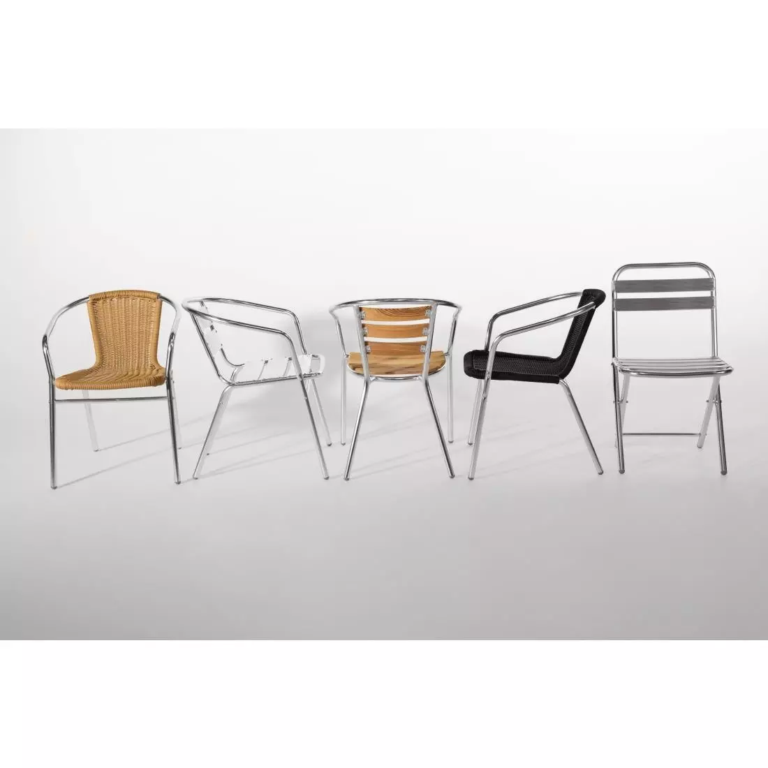 Een Bolero stapelbare aluminium stoelen (4 stuks) koop je bij ShopXPress