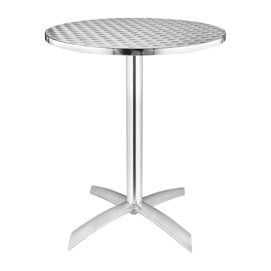 Een Bolero alumiminium klaptafel met RVS blad 60(Ø)cm koop je bij ShopXPress