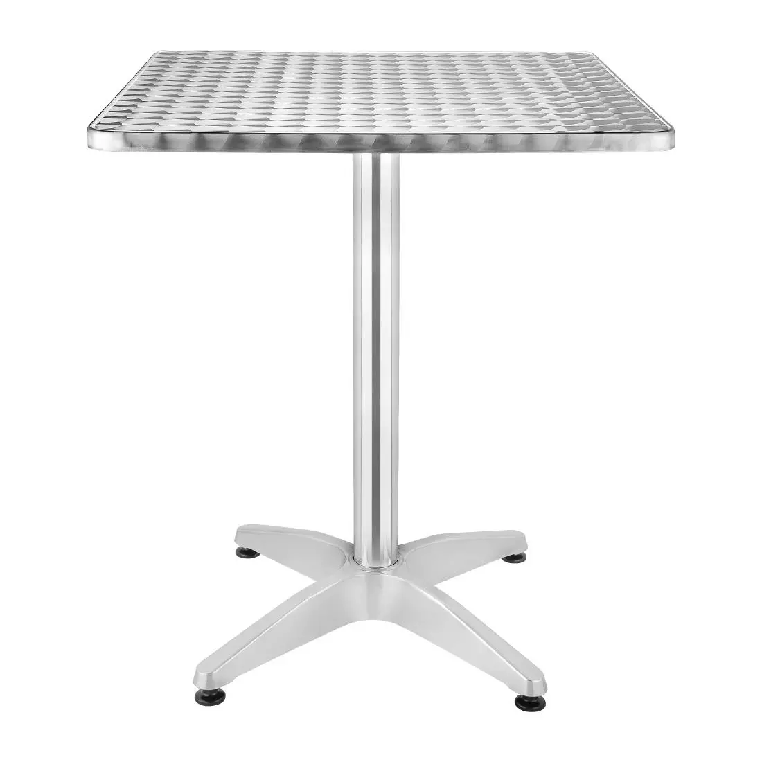 Een Bolero alumiminium tafel met RVS blad 60cm koop je bij ShopXPress