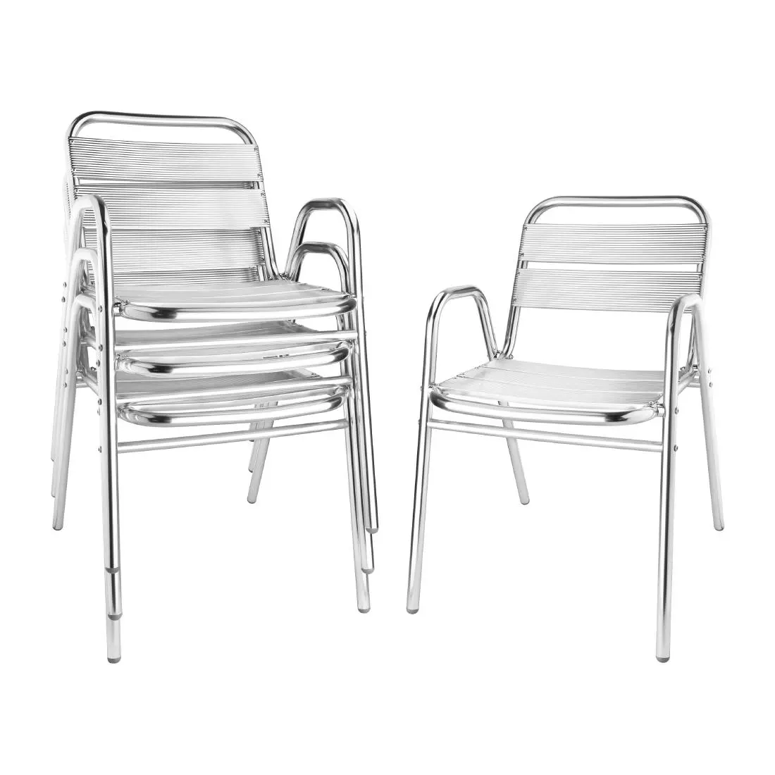 Een Bolero stapelbare aluminium stoelen (4 stuks) koop je bij ShopXPress