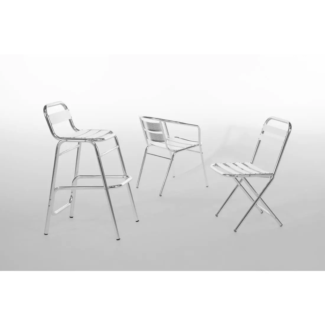 Een Bolero stapelbare aluminium stoelen (4 stuks) koop je bij ShopXPress