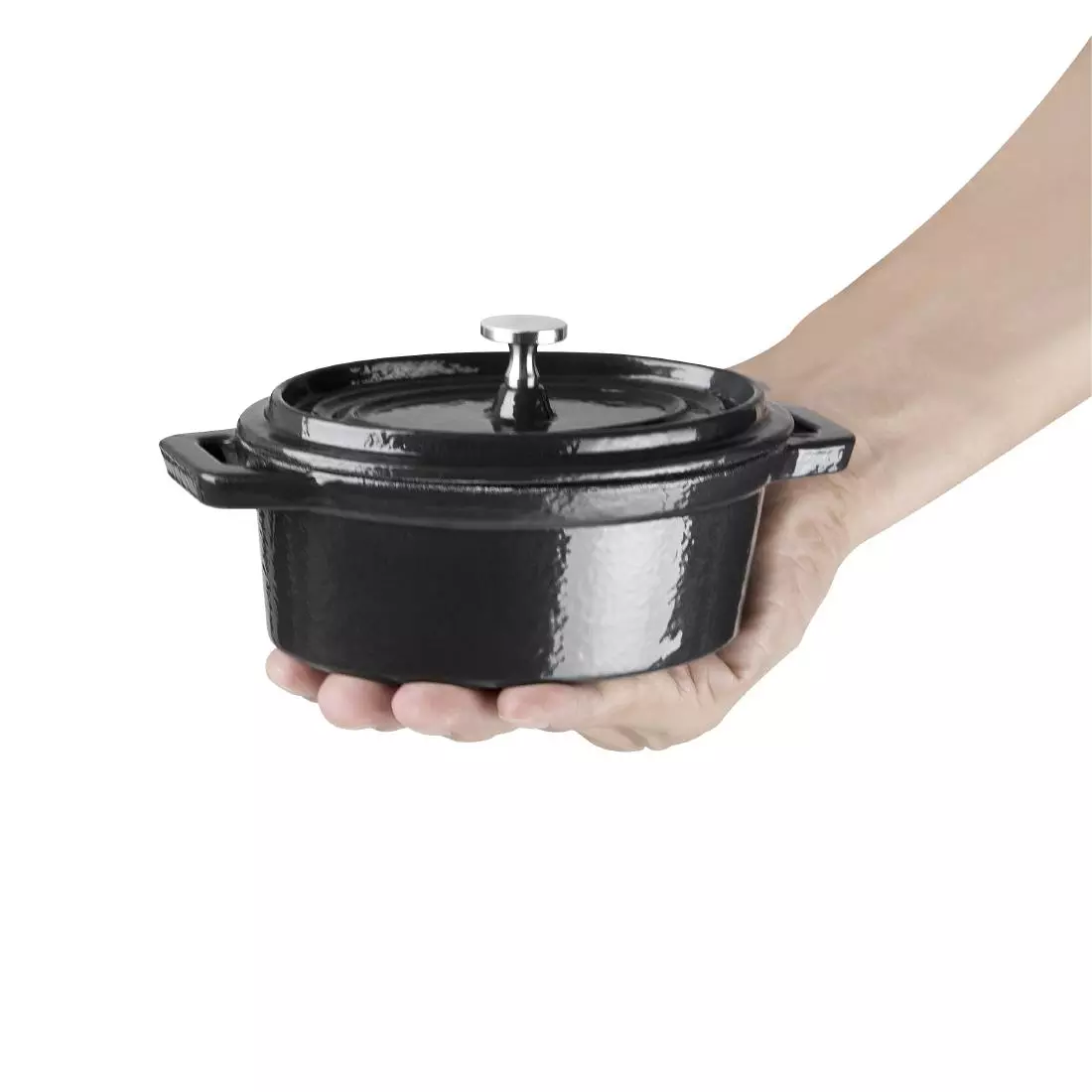 Een Vogue gietijzeren inductie mini braadpan ovaal koop je bij ShopXPress