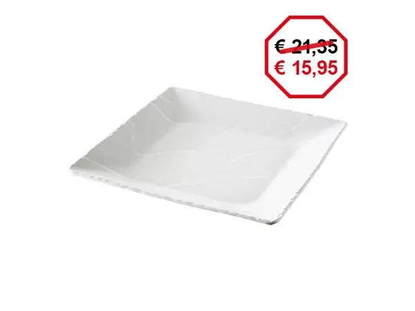 Een bord 28x28cm koop je bij ShopXPress