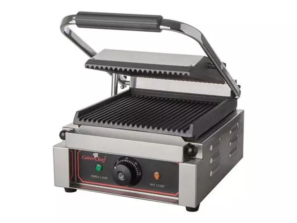 Een contactgrill |geribbeld-geribbeld| koop je bij ShopXPress