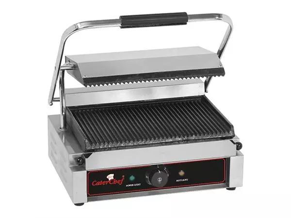 Een contactgrill |geribbeld-geribbeld| koop je bij ShopXPress