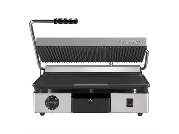 Een contactgrill |glad-geribbeld| koop je bij ShopXPress