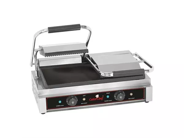 Een contactgrill |glad-geribbeld| koop je bij ShopXPress