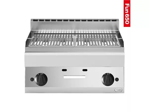 Een lavasteen grill |2-zones| koop je bij ShopXPress