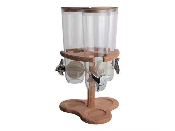 Een muesli dispenser |3x1,5L| koop je bij ShopXPress