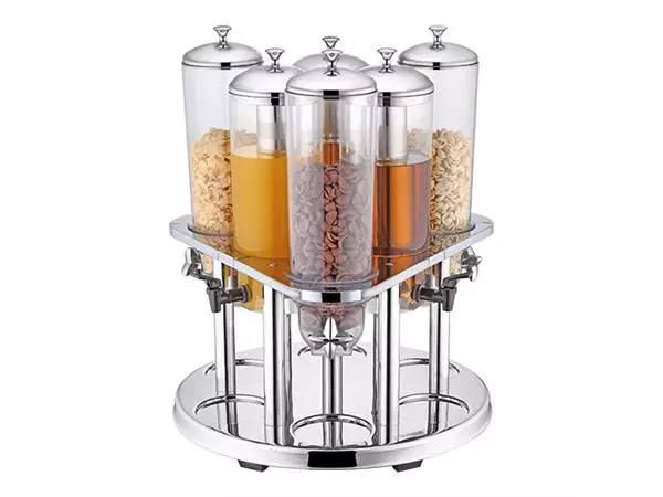 Een muesli dispenser |5x3,0L| koop je bij ShopXPress