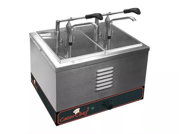 Een sauzen warmer m/dispenser koop je bij ShopXPress