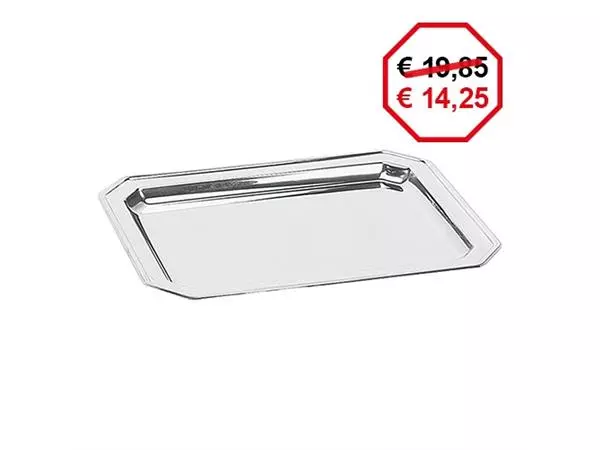 Een serveerplateau 25x19,6cm koop je bij ShopXPress