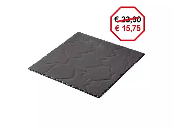 Een serveerplateau 25x25cm koop je bij ShopXPress