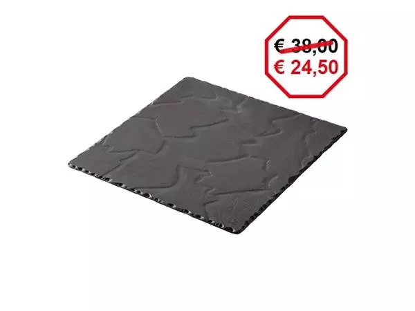 Een serveerplateau 30x30cm koop je bij ShopXPress