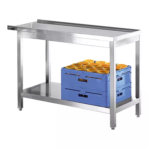 Een aan/afvoer tafel |120cm| koop je bij ShopXPress