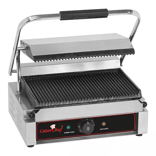 Een contactgrill |geribbeld-geribbeld| koop je bij ShopXPress