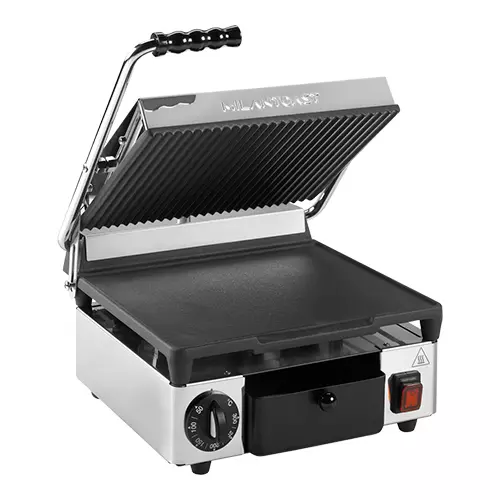 Een contactgrill |glad-geribbeld| koop je bij ShopXPress