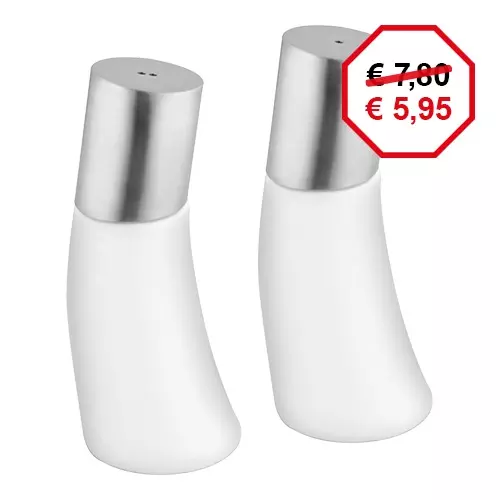 Een peper & zoutstrooier H.10cm koop je bij ShopXPress