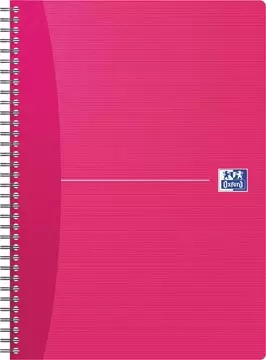Een Oxford Office Essentials spiraalschrift, 180 bladzijden, ft A4, gelijnd, geassorteerde kleuren koop je bij ShopXPress