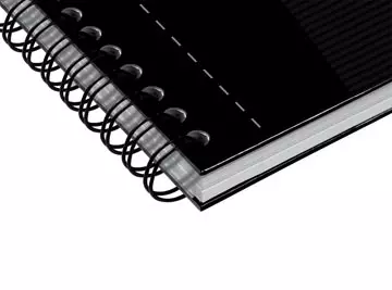Een Oxford Office Essentials spiraalschrift, 180 bladzijden, ft A4, gelijnd, zwart koop je bij ShopXPress