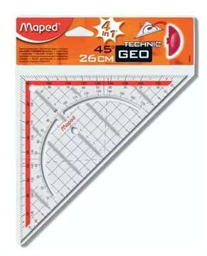 Een Maped geodriehoek Technic koop je bij ShopXPress