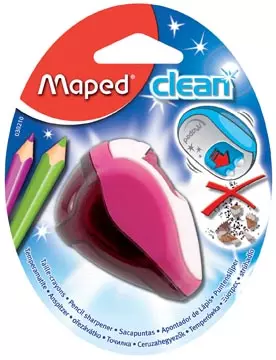 Een Maped potloodslijper Clean 2-gaats, op blister koop je bij ShopXPress