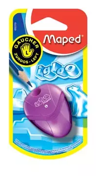 Een Maped potloodslijper i-gloo voor linkshandigen, op blister koop je bij ShopXPress