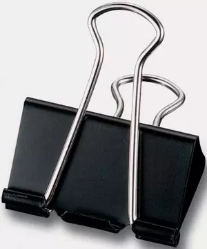 Een Maped foldbackclip 41 mm, zwart, doos van 12 stuks koop je bij ShopXPress