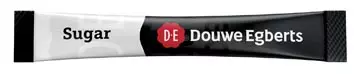 Een Douwe Egberts suikersticks van 4 g, doos van 900 stuks koop je bij ShopXPress