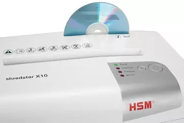 Een HSM shredstar X10 papiervernietiger, 4,5 x 30 mm koop je bij ShopXPress