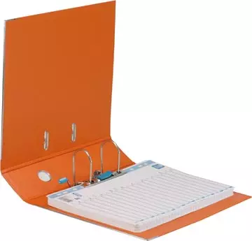 Een Elba ordner Smart Pro+, oranje, rug van 8 cm koop je bij ShopXPress
