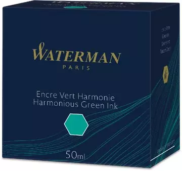 Een Waterman vulpeninkt 50 ml groen koop je bij ShopXPress