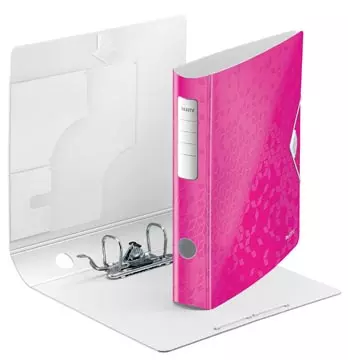 Een Leitz WOW ordner Active rug van 6,5 cm, roze koop je bij ShopXPress