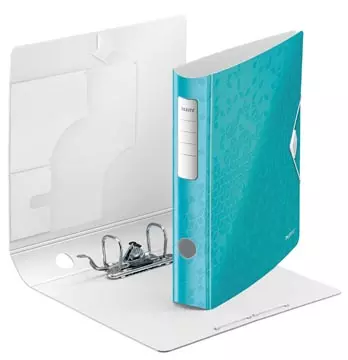 Een Leitz WOW ordner Active rug van 6,5 cm, ijsblauw, koop je bij ShopXPress