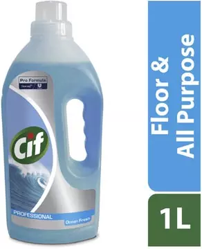 Een Cif allesreiniger oceaanfris, flacon van 1 liter koop je bij ShopXPress