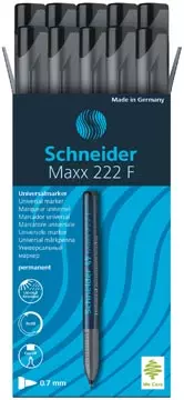 Een Schneider permanent marker Maxx 222 zwart koop je bij ShopXPress