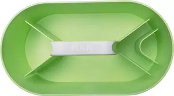 Een Han Toolbox Loft draagbare bureaustandaard met schaal, 4 vakken, groen (Lime Green) koop je bij ShopXPress