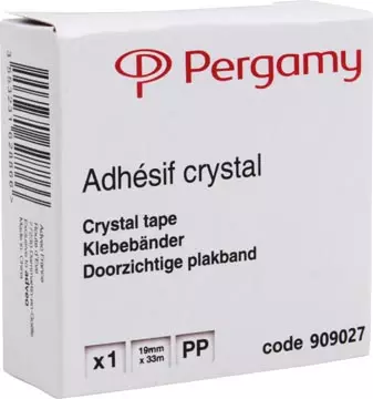 Een Pergamy plakband Crystal Clear koop je bij ShopXPress