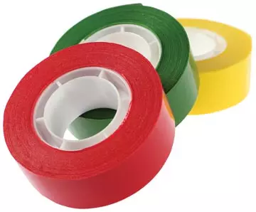 Een Apli plakband ft 19 mm x 33 m, rood koop je bij ShopXPress