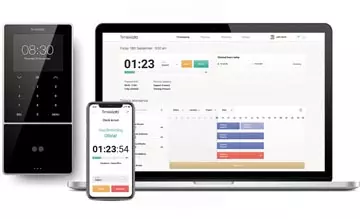 Een Safescan TimeMoto TM-838 SC tijdsregistratiesysteem met MIFARE, RFID en gezichtsherkenning koop je bij ShopXPress