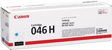 Een Canon toner 046H, 5.000 pagina's, OEM 1253C002, cyaan koop je bij ShopXPress