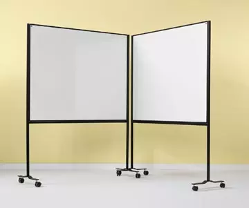 Een Smit Visual whiteboard, emaille, magnetisch, verrijdbaar, 120 x 150 cm koop je bij ShopXPress