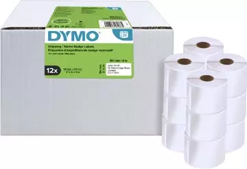 Een Dymo Value Pack: etiketten LabelWriter ft 101 x 54 mm, wit, doos van 12 x 220 etiketten koop je bij ShopXPress
