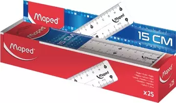 Een Maped lat Essentials 146 15 cm, dubbele graduatie koop je bij ShopXPress