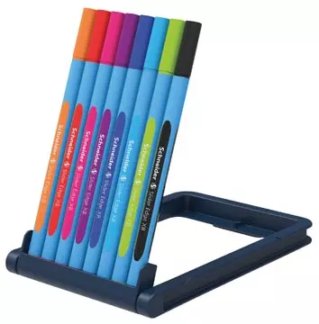 Een Schneider Balpen Slider Edge XB, opstelbare box met 8 stuks in geassorteerde kleuren koop je bij ShopXPress
