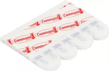 Een Command posterstrip, small, draagvermogen 225 gram, wit, blister van 12 stuks koop je bij ShopXPress